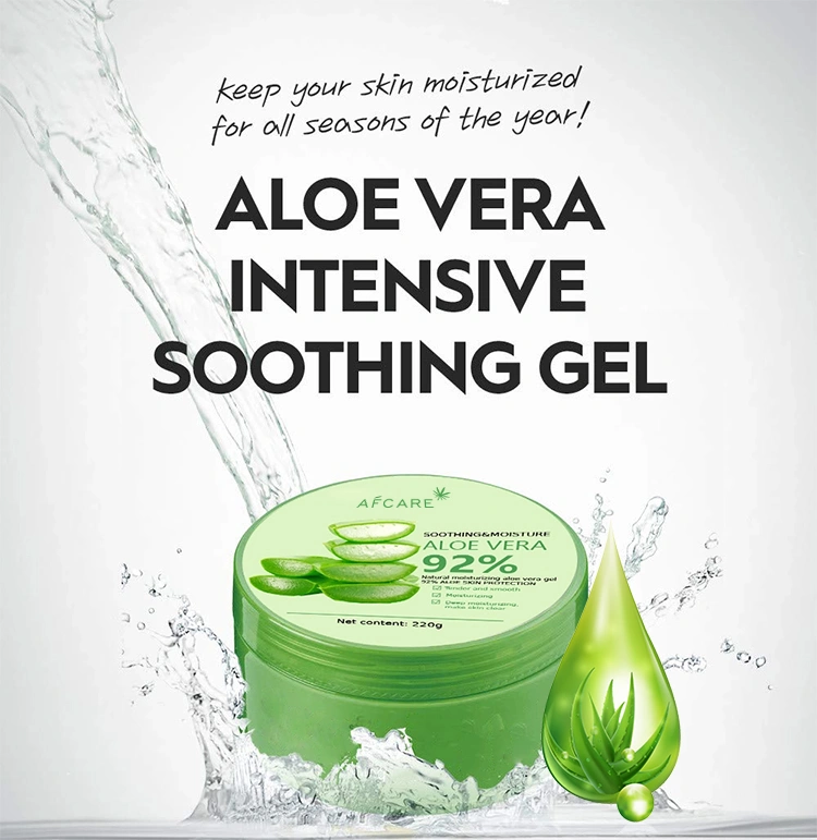 Private Label Anti-Aging Repairing Aloe Vera Gel Nourishing Moisturizing Natural Ingredients for Skin Care