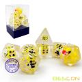 Bescon Novelty Polyhedral Dice Set YellowDuck, Yellow Duck RPG Dice set de 7