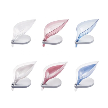 Cartoon Leaves Shape Eco-Friendly Plastic Bathroom Soap Holder