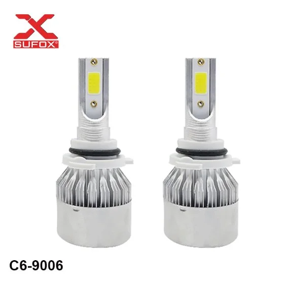 Waterproof H4 H7 9005 9006 C6 COB Turbo LED Headlight Light Bulbs Headlight 6000K Headlight Light