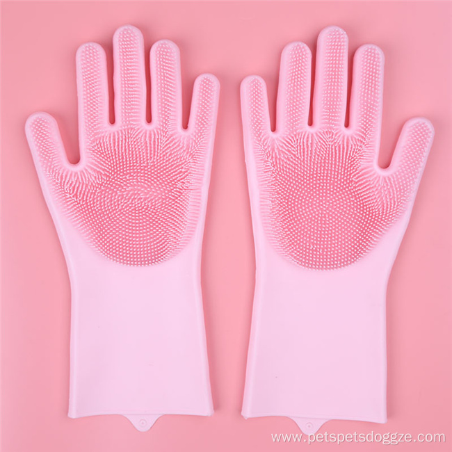 Pet Grooming Massage Cleaning Gloves Super Soft