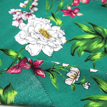 Viscose rayon print for lady cloth in summer