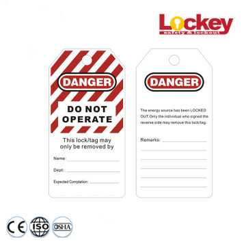 Safety Plastic Label Tags PVC Tags