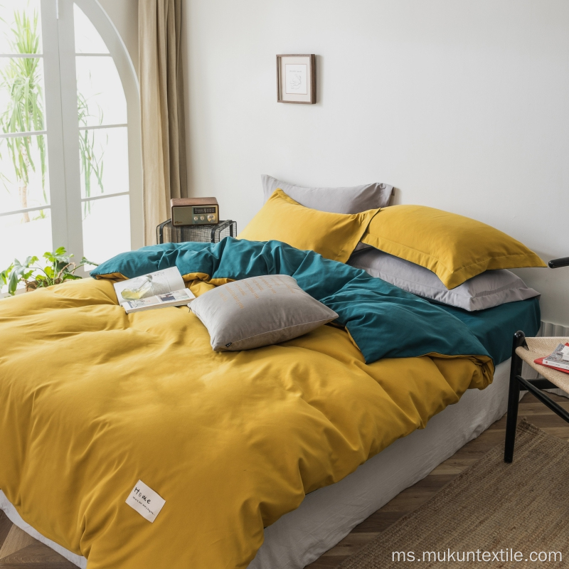 Colorful Hotel Wrinkle &amp; Fade Tahan Bedding Set