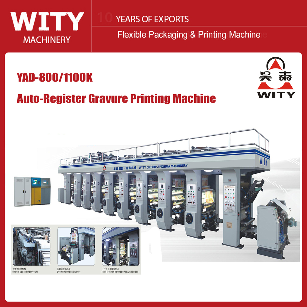 AUTO COLOR REGISTER GRAVURE PRINTING MACHINE