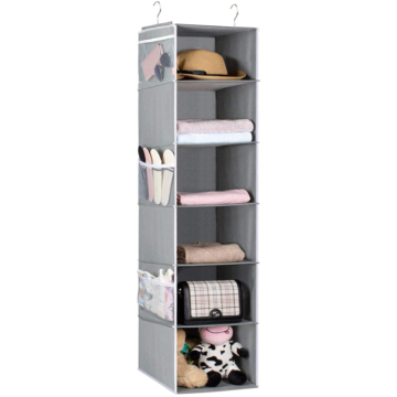 Kids Clothes Hanging Organizer: Wardrobe & Closet Organizer for Shoes and Handbags