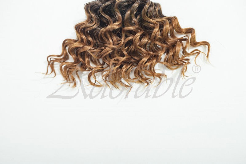 wholesale ombre color 1b30 synthetic deep wave crochet twist braids hair weave,alibaba non-remy two tone colored Jerry curl hair