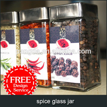 spice glass jar