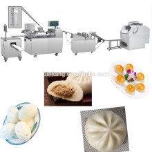 Fully automatic vegetable or meat stuffing bun production line