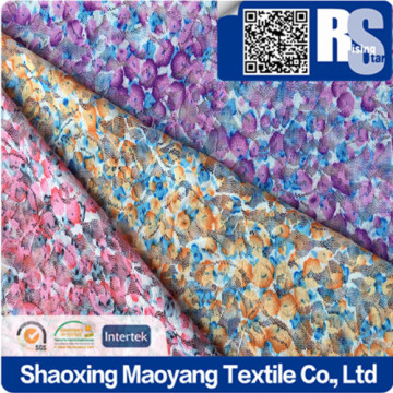 Risingstar China Factory High Quality Paper Printed Raschel Stretch Lace
