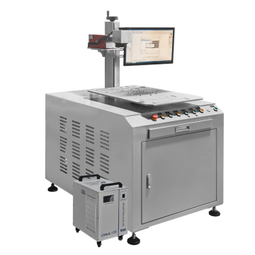 Dual Station Rotary UV Laser Marking Machine