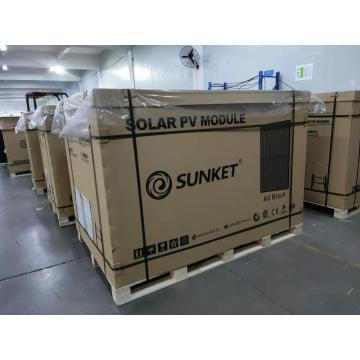 A grade topcon solar panel pv module dual glass for Europe market