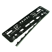 Euro Standard Size Plastic Black License Plate Frame for Puerto Rico