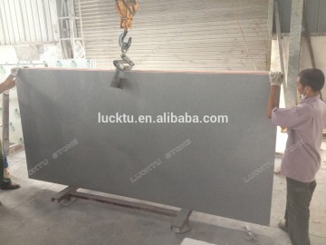 Solid surface grey color artificial quartz stone
