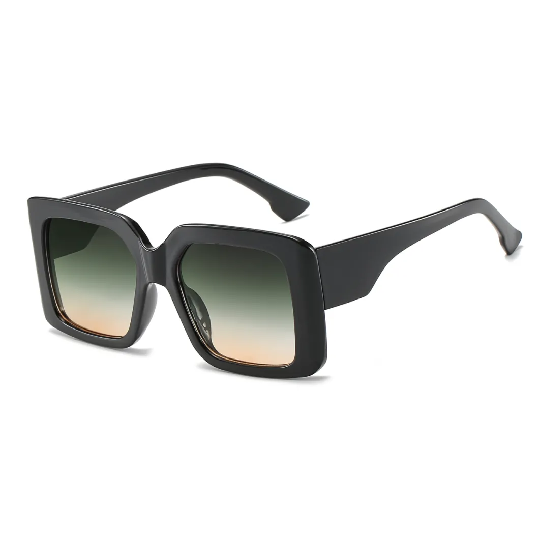 2020 Ready Made Hot Selling Square Shiny Women Fashion Sunglasses