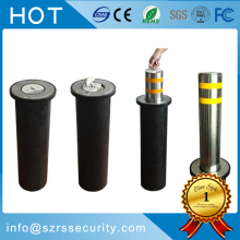 Road Safety Semi-Automatic Manual Bollard with Sollar Lights