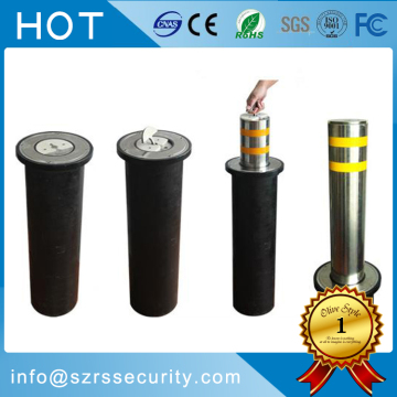 Road Safety Semi-Automatic Manual Bollard with Sollar Lights
