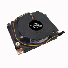 205W Rectangular 1U Server CPU Cooler with LGA3647 Socket