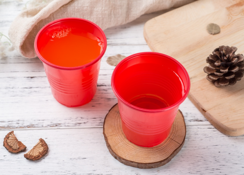 Red Plastic PP Cup