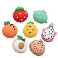 Multi estilos resina dibujos animados Kawaii frutas cuentas artesanías para chico Diy Art Deco pinzas para el cabello adorno álbum de recortes que hace accesorios