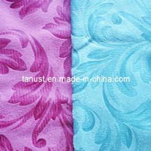 100% Polyester Warp Mock Suede Emboss Fabric
