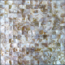Fresh water shell varicolored shell mosaic,mother of pearl shell mosaic
