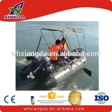 pvc material inflatable boat camo
