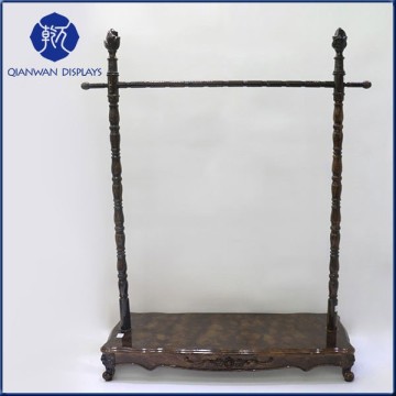 High quality vintage wooden display rack for clothes