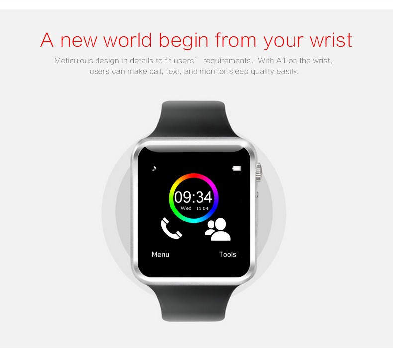 A1 Cheap Price Adult Smartwatch for Iphone Android Music Player Smart Watch Sports Recommend