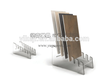 orgnic galsss ceramic tile display rack,acrylic material ceramic tile display stand,plexiglass ceramic tile display rack stand