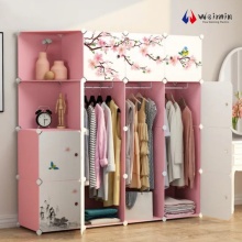 Lightweight Plastic Wardrobe for Bedroom Use