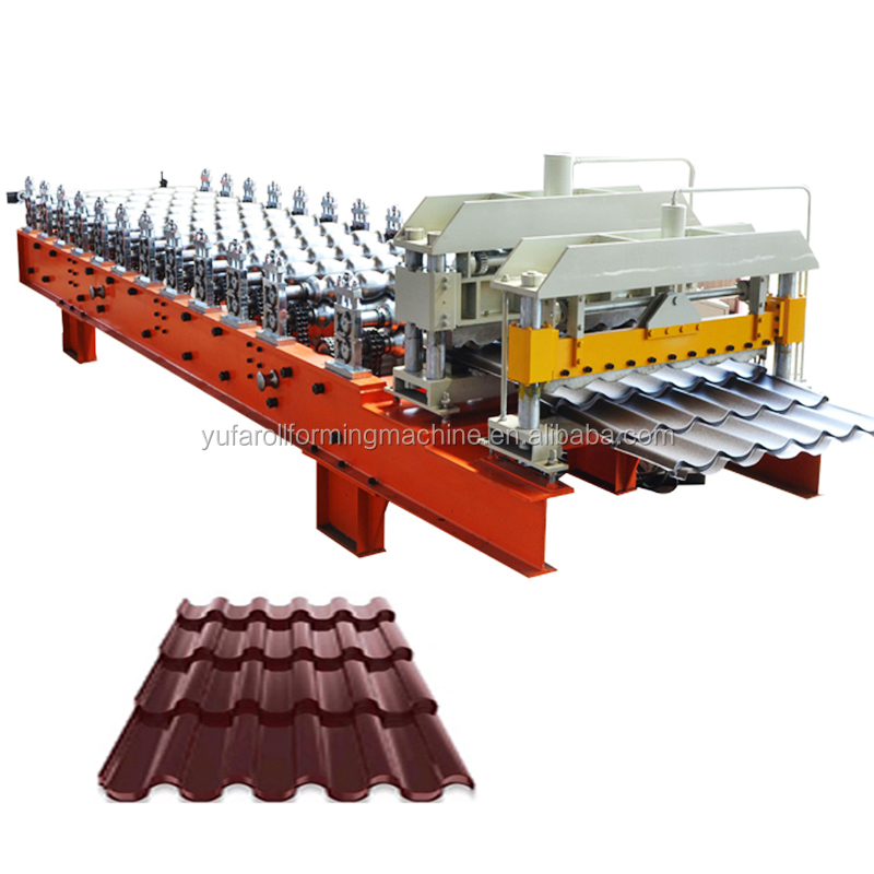 production machines of glazed roof tiles