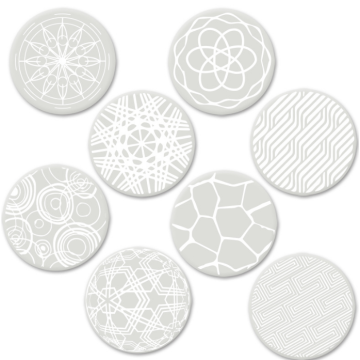 Tapetes de borracha criativa Cuidados de silicone bebendo copos coasters