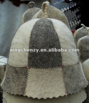 famous brand 100% wool felt sauna hats