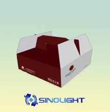 Cheap custom cup cake handle box cake boxes wholesale 4c print cake box