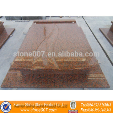 Good Quality Mapel Red Grantie Tombstone