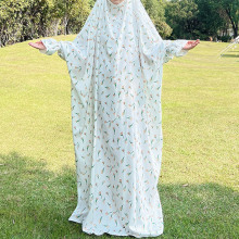 Wholesale Flower Printed Arab Abaya and Jilbab: Traditional Muslim Clothing for Women