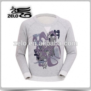 2015 new design cheap sweatshirt pullover printed sweatshirt