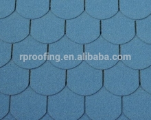 [factory direct roofing shingles] colorful round fiberglass asphalt roofing shingles