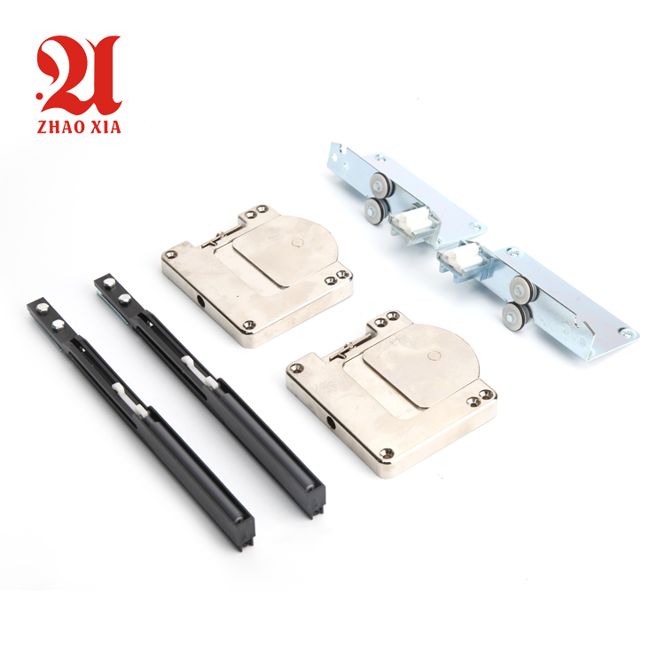Commercial Use Soft Closing Nickel Automatic Sliding Wood Door System