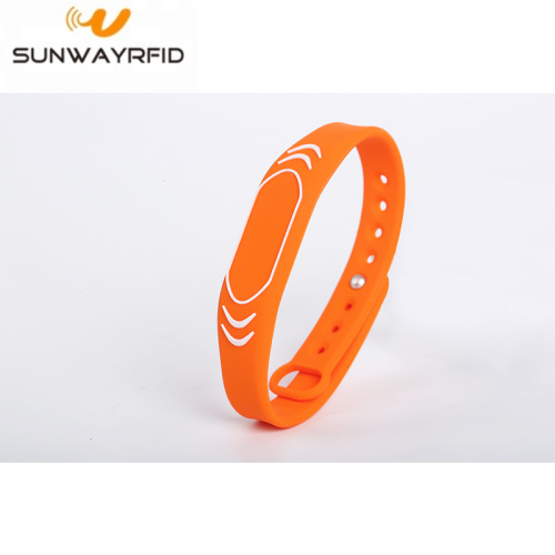 860-960MHZ Adjustable Silicone Rfid Wristbands Bracelet