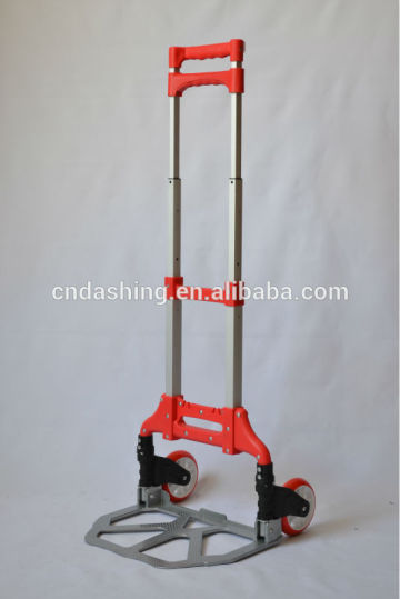 Folding metal hand cart trolley