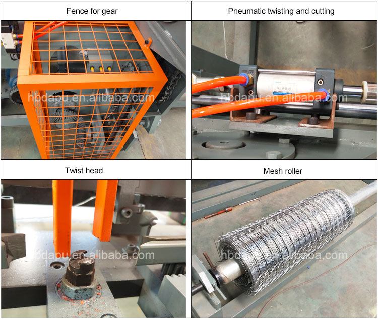 High quality automatic grassland field cattle fence mesh making machine