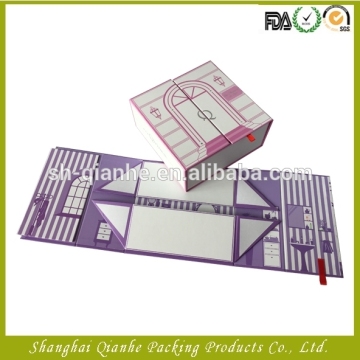 Glossy lamination corrugated folding shipping box printing