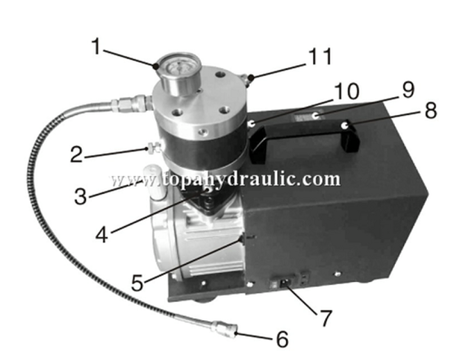 Kompressor portatile cinese mini miglior prezzo compressore d&#39;aria