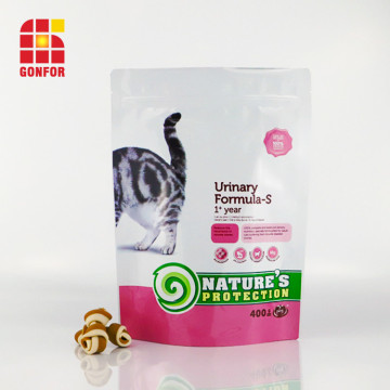 Resealable Zipper Pouch For Cat Treat Packaging