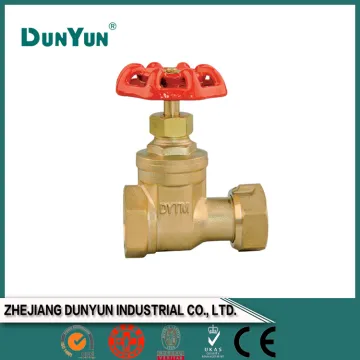 2016 hot sale brass gate valve with swivel nut