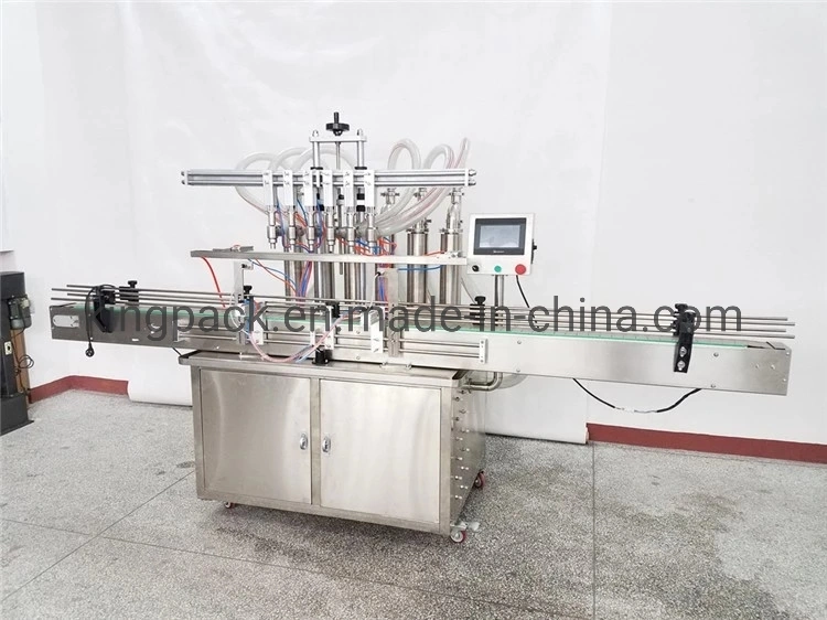 High Quality Automatic 6 Nozzles Filling Machine for Water/Oil/Milk