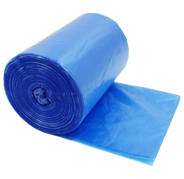 Biodegradable disposable plastic garbage bags on roll