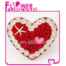 Heart Shaped Gift Box of Rose Soap
